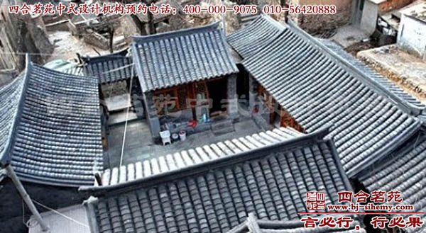 四合院整體圖 四合院院落的設計方案