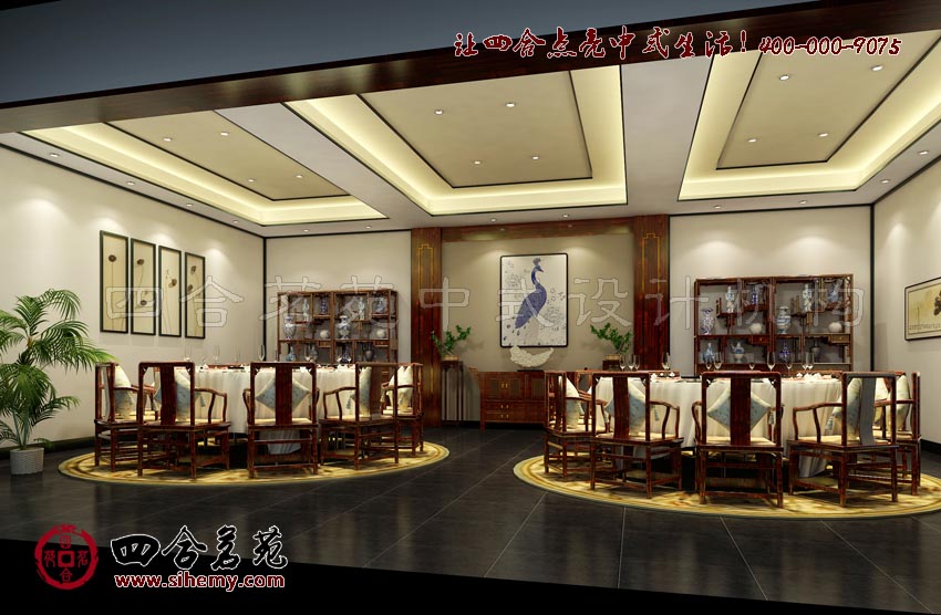 精致典雅的空間 鄉(xiāng)村四合院裝修設(shè)計餐廳案例
