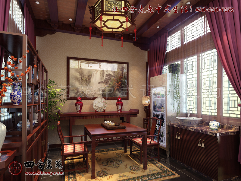 古色古香樸素內(nèi)斂的格調(diào) 四合院茶樓配飾設(shè)計(jì)
